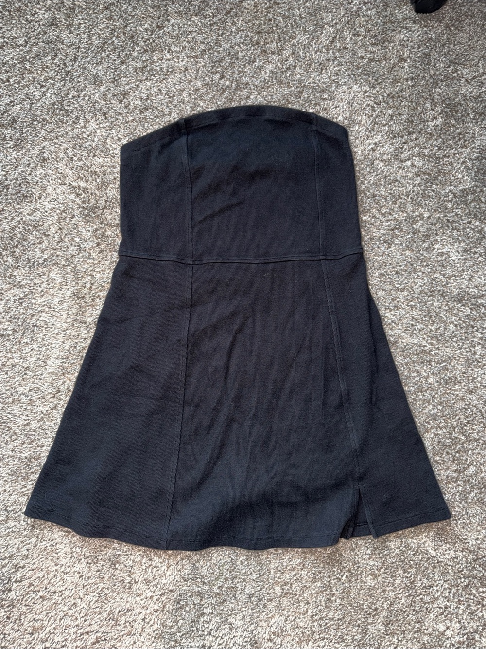 American Eagle strapless black dress with shorts